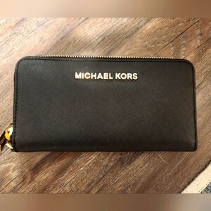 Michael Kors Black Leather Wallet